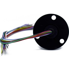 Adafruit Flanşlı Slip Ring - Rotary Konnektör 22MM Çap 12’li - 240V 2A