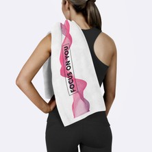 The Lucid Lab Focus On You / Pembe-Beyaz Spor Havlusu