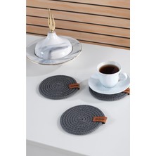 Rope Home Decor Jüt Kordon Ip Bardak Altlığı 4 Adet