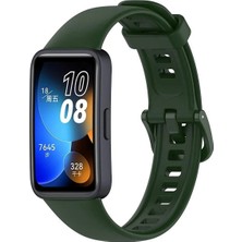 Huawei Band 8 ve Huawei Band 9 ile Uyumlu Kordon Spor Jel Silikon Kayış