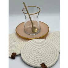 Rope Home Decor Jüt Kordon Ip Bardak Altlığı 4 Adet