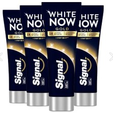 Signal White Now Gold Beyazlatma Diş Macunu 75 ml X4