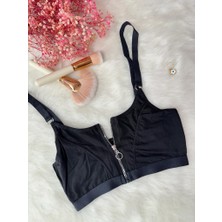 Mila Fermuar Detaylı Büstiyer