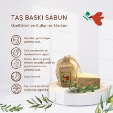 OnCunda Taş Baskı Eşek Sütlü Zeytinyağlı Sabun