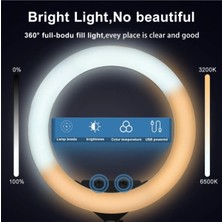 Enshall 22 İnç 56 cm 100W Mega Boy Ring Light Led Halka