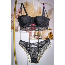 Mila Siyah Sütyen Takım