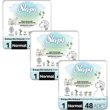 Sleepy Bio Natural Premium Plus Hijyenik Ped Mega Fırsat Paketi Normal 144 Adet