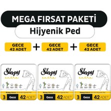 Sleepy Extra Ultra Ince Hijyenik Ped Mega Fırsat Paketi Gece 126 Adet