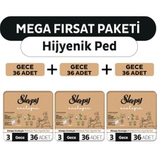 Sleepy Ecologic Premium Plus Hijyenik Ped Mega Fırsat Paketi Gece 108 Adet