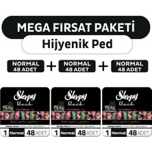 Sleepy Black Premium Plus Hijyenik Ped Mega Fırsat Paketi Normal 144 Adet