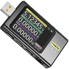 Fnırsı Fnırsı FNB58 USB Voltmetre Ampermetre Test Cihazı