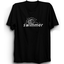 The Fame Swimmer, Yüzücü, Yüzme, Dalga, Deniz, Swimming, Swim Tişört