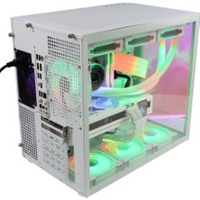 Gamemaster F-7 Beyaz 7x Rgb Fanlı Bilgisayar Kasası V2