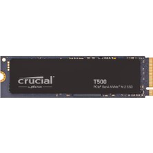 Crucial T500 1tb Gen4 Nvme M.2 Dahili Oyun Ssd, 7300 Mb/sn'ye Kadar, Dizüstü ve Masaüstü Uyumlu + 1mo Adobe cc Tüm Uygulamalar -