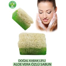 Aytan Home Kabak Lifli Aloe Vera Sabunu (Akne-Sivilce-Siyah Nokta Giderici)  Arındırıcı & Peeling Etkili