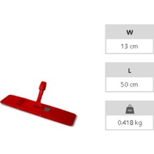 Afacan A Form 50 Cm.nemli Mop Aparatı Orjinal Kırmızı*20