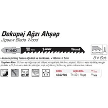 Sgs Dekupaj Ağzı Ahşap T144D