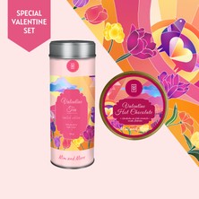 Mim And More Valentine Tea Ahududulu Aşk Çayı 2024 Limited Edition 50 gr & Valentine Sıcak Çikolata 50 gr