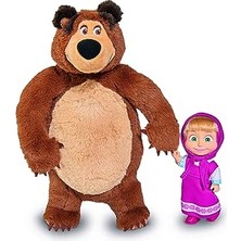 Simba Masha And The Bear Masha Doll 12CM And Bear 25CM