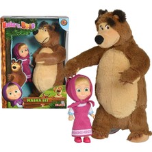 Simba Masha And The Bear Masha Doll 12CM And Bear 25CM