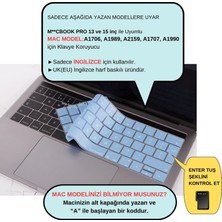 McStorey Macbook Pro Klavye Koruyucu UK(EU) İngilizce Baskı A1706 A1989 A2159 A1707 A1990 Uyumlu