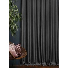 İ.D İpek Dokuma I.d Ipek Dokuma I.d Ipek Dokuma Antrasit Gri Termal Işık Geçirmez Güneşlik Blackout Karartma Perde