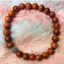 Bade Accessories 8 mm Kahve Yıldız Doğaltaş Bileklik