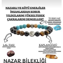 Bade Accessories 8 mm Nazar Doğaltaş Bileklik