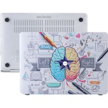 McStorey Macbook Air M1 Kılıf 13 inç A1932 A2179 A2337 ile Uyumlu Brain