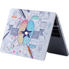 McStorey Macbook Air Kılıf 13 inç Beyin Desenli Brain (Eski USB'li Model 2010-2017) A1369 A1466 ile Uyumlu