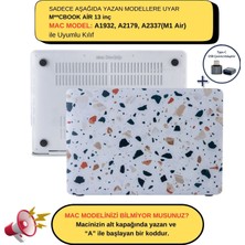 McStorey Macbook Air M1 Kılıf 13 inç A1932 A2179 A2337 ile Uyumlu TerrazzoNL