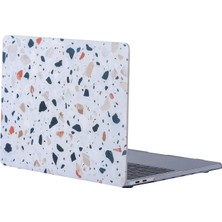 McStorey Macbook Air M1 Kılıf 13 inç A1932 A2179 A2337 ile Uyumlu TerrazzoNL