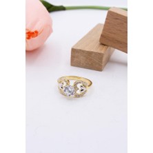 Latif Kuyumcu 14 Ayar Altın Yüzük Taşlı Kadın Yüzük LKYZK1436