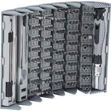 Kingsdun KS-840116 126 Parça Silindir Saklama Kutulu Hassas Taşınabilir Mini Tornavida Seti