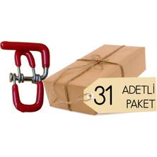 Mintikbirler Okul Çanta Askısı 31 Adet Öğrenci Sıra Yaylı Çocuk Masa Askı Aparatı Sınıf Düzenleyici Organizer