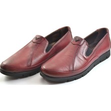 Beety Beety 800 Deri Bordo Kadın Ayakkabı