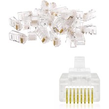 Hadron Ez RJ45 Soket Cat5 Delikli (100 Adet) Hadron HDX-5062