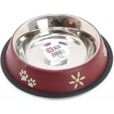 Playfull  Renkli Desenli Çelik Mama ve Su Kabı 96 Oz