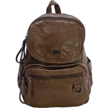 Baginn Y.s.deri Mini Boy Kadın Sırt Çantası Vegan Deri Bayan Çantası