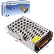 Mervesan Adaptör 12V 20A Metal Kasa MRW-250-12