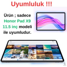 Coolacs Honor Pad X9 Uyumlu Tri Fold Kalemlikli Tablet Kılıfı Ekran Koruyucu Kalem Seti