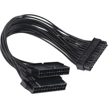 Ancheyn Güç Kaynağı Çoklayıcı 24 Pin Atx Dual Psu Çoklayıcı Adaptör Anakart Mining Kablosu 5145