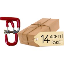 Mintikbirler Okul Çanta Askısı 14 Adet Öğrenci Sıra Yaylı Çocuk Masa Askı Aparatı Sınıf Düzenleyici Organizer