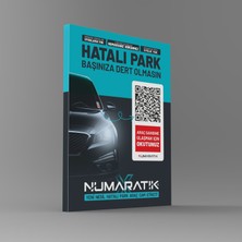 Numaratik Yeni Nesil Dijital Numaratik Qr Code Hatalı Park Araç Cam Etiketi