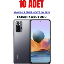 Telpox Xiaomi Redmi Note 10 Pro Temperli Cam Ekran Koruyucu Süper Ekonomik Paket ( 10 Adet )