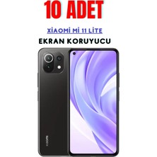 Telpox Xiaomi Mi 11 Lite Temperli Cam Ekran Koruyucu Süper Ekonomik Paket ( 10 Adet )