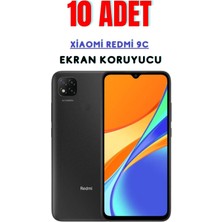 Telpox Xiaomi Redmi 9c Temperli Cam Ekran Koruyucu Süper Ekonomik Paket ( 10 Adet )