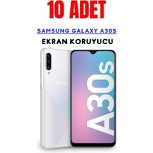 Telpox Samsung Galaxy A30S Temperli Cam Ekran Koruyucu Süper Ekonomik Paket ( 10 Adet )