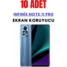 Telpox Infınix Note 11 Pro Temperli Cam Ekran Koruyucu Süper Ekonomik Paket ( 10 Adet )