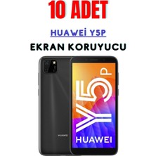 Telpox Huawei Y5P Temperli Cam Ekran Koruyucu Süper Ekonomik Paket ( 10 Adet )